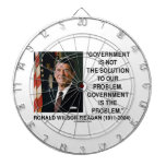 Reagan Government Is Not The Solution The Problem Dart Boards