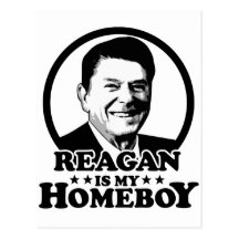 Reagan Is My Homeboy Post Card