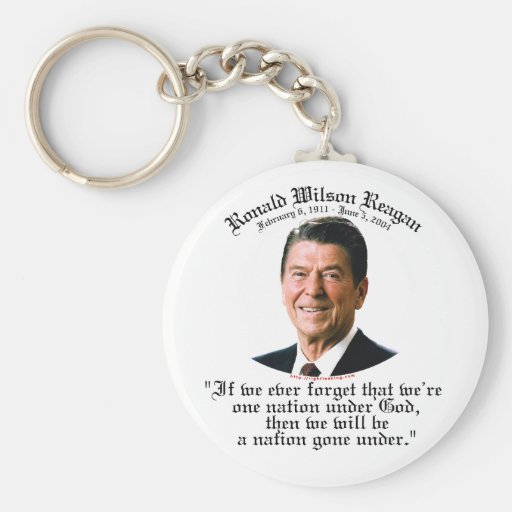 Reagan Nation Under God Key Chains