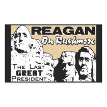 Reagan On Rushmore! Stickers
