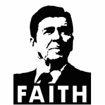 Reagan Photo Sculpture