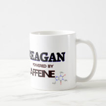 Reagan powered by caffeine coffee mugs