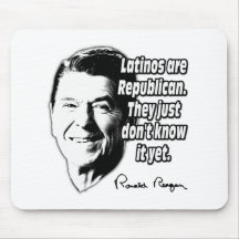Reagan Quote Latinos Are Republican Mouse Pads