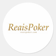 Reaispoker Round Sticker
