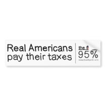 Real Americans Bumper Stickers