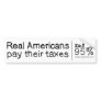 Real Americans Bumper Stickers