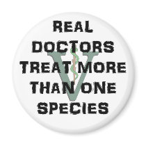 Real Doctors Treat More Than One Species Magnets