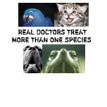 Real Doctors Treat More Than One Species t-shirts