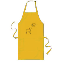 Real Dogs Don't Bark, They Arooo! Aprons