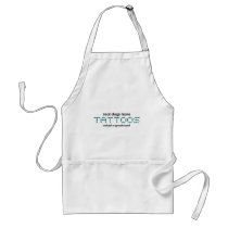 Real Dogs Have Tattoos Apron