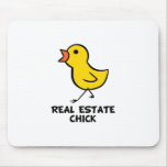 Real Estate Chick Mouse Mats