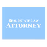 Real Estate Law Attorney Gifts Postcards