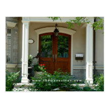 Real Estate Postcards Home Entrance House