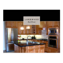Real Estate / Realtor Kitchen Postcard