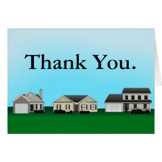Real Estate Postcards on Real Estate Thank You Notes Cards