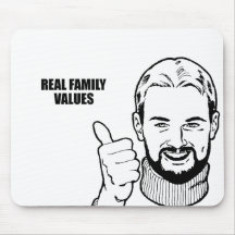 Real Family Values Mousepad