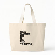 Real Gamers black Canvas Bag
