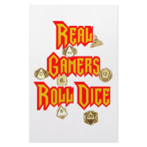 Real Gamers Roll Dice