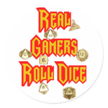 Real Gamers Roll Dice