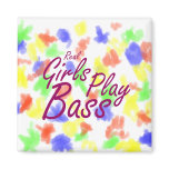 Real Girls Play Bass 2 purple magnets