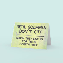 Real Golfers don´t cry cards
