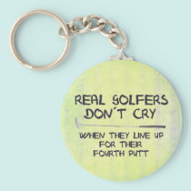 Real Golfers don´t cry keychains