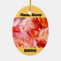 Real Good Boss oranment gifts Thank You Holidays Ornaments
