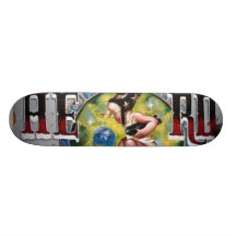 Real Graffit Baby  Girl Wizard Skate Board