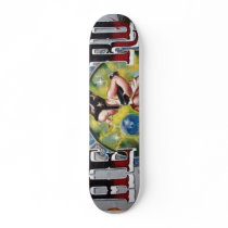 Real Graffit Baby  Girl Wizard Skate Board