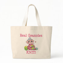 Real Grannies KNIT! Tote Bags