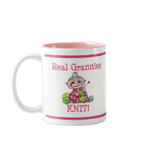 Real Grannies KNIT! Mug
