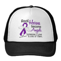 Real Heroes Become Angels Pancreatic Cancer Mesh Hat