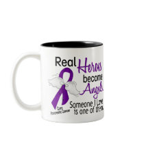 Real Heroes Become Angels Pancreatic Cancer Mug