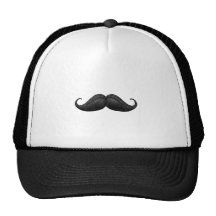 Real Macho Waxed and Braided Moustache Hat