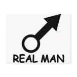 real man sign