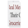 Real Men Buy Their Own Groceries Personalized Rack Card
