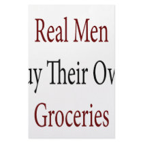 Real Men Buy Their Own Groceries Personalized Stationery
