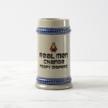 Real Men Change Poopy Diapers Coffee Mugs
