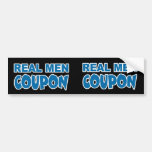 Real Men Coupon Bumper Stickers
