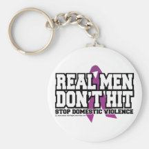 Real Men Don't Hit Key Chains