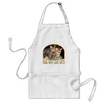Real Men Love Cats Aprons