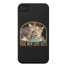Real Men Love Cats iPhone 4 Cover