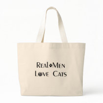 Real Men Love Cats Tote Bags