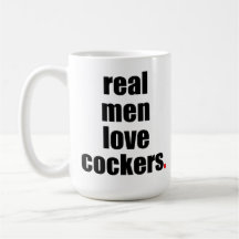 Real Men Love Cockers Mug