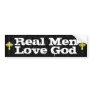 Real Men Love God Christian Bumper Stickers
