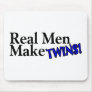 Real Men Make Twins Blue Mouse Pad