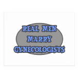 Real Men Marry Gynecologists Postcard