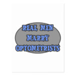 Real Men Marry Optometrists Postcard