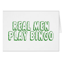Real Men Play Bingo 2 Card