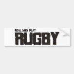 Real Men Play Rugby Bumper Stickers